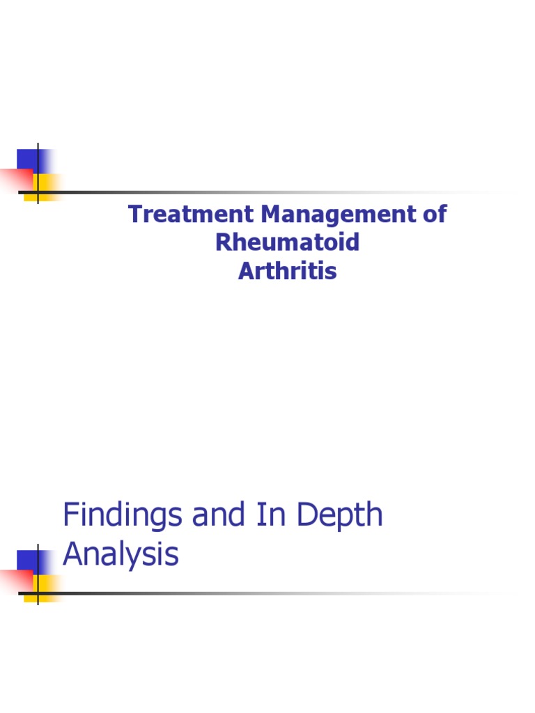 Treatment Management of Rheumatoid | PDF | Arthritis | Rheumatology
