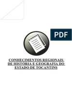 2 - Conhecimentos Regionais de Hist Ria e Geografia Do Estado de Tocantins