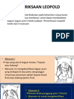 Cara Melakukan Pemeriksaan Leopold Untuk Mengetahui Posisi Janin