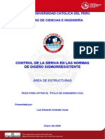 2004 Control de La Deriva en Las Normas de Diseño Sismorresistente PDF