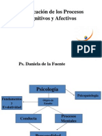 Clasificación Procesos Cognitivos Afectivos Psicología