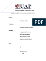 Exa Psico - 1 Original - Modelo de Examen Psicopatologico