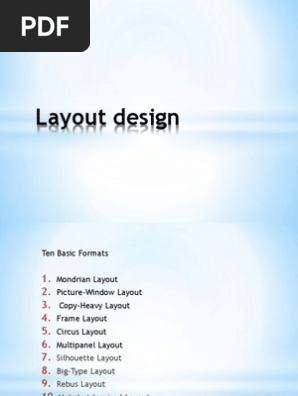 Copy Heavy Layout