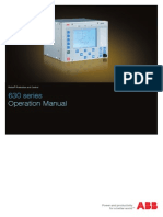 630 Series Operation Manual