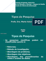 Tipos de Pesquisa