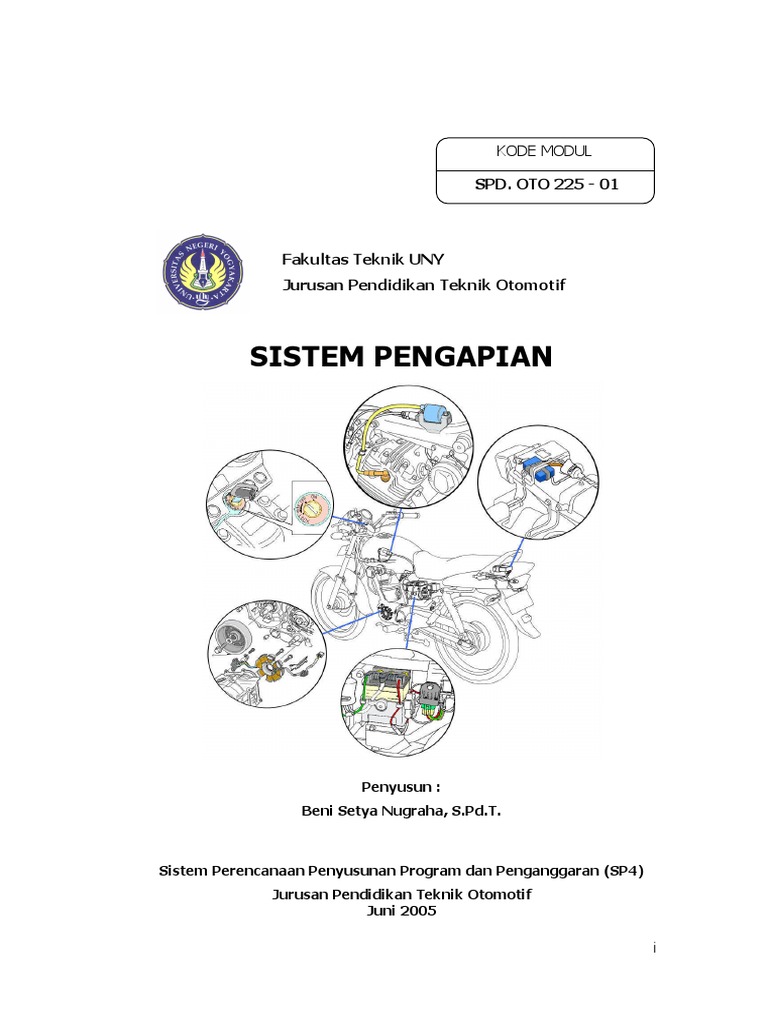 Modul Teknologi Sepeda  Motor  OTO225 01 Pengapian