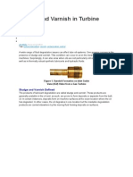 Sludge and Varnish in Turbine Systems