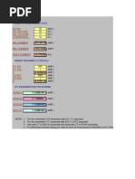 Setting Calulation For Gen Tms TRF and Busbar