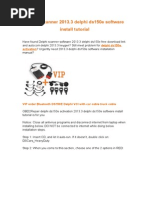 Download Delphi Scanner 20133 Delphi Ds150e Software Install Tutorial by obd2repair SN226073721 doc pdf