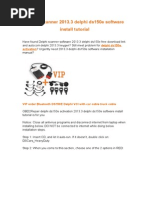 Delphi Scanner 2013.3 Delphi Ds150e Software Install Tutorial