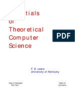 Essentials of Theoretical Computer Science - F. D. Lewis
