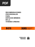 R-016 Recomendaciones Para Vivienda Urbana