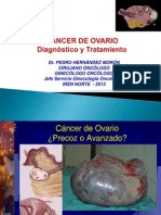 CA Ovario Dx y TX Dr. Hernández Ene 2013