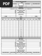 Interactive Blood Bowl Match Sheet