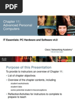 Advanced Personal Computers: IT Essentials: PC Hardware and Software v4.0