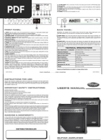 Caixa Amplifica Stagg 40GAR - DSP - USA