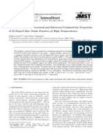 Synthesis%2C Crystal Structural and Electrical Conductivity Properties of Fe-Doped Zinc Oxide Powders at High Temperatures