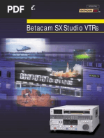 Betacam SX Studio Vtrs