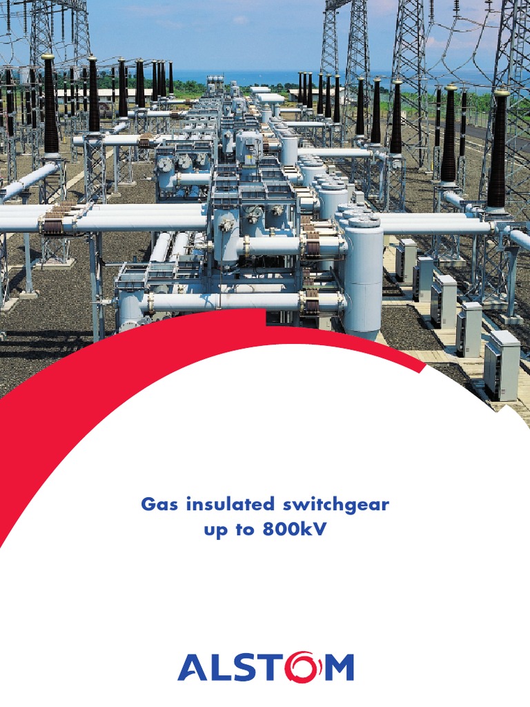 Alstom Gis Up to 800kv Electric Power Distribution Electrical Substation