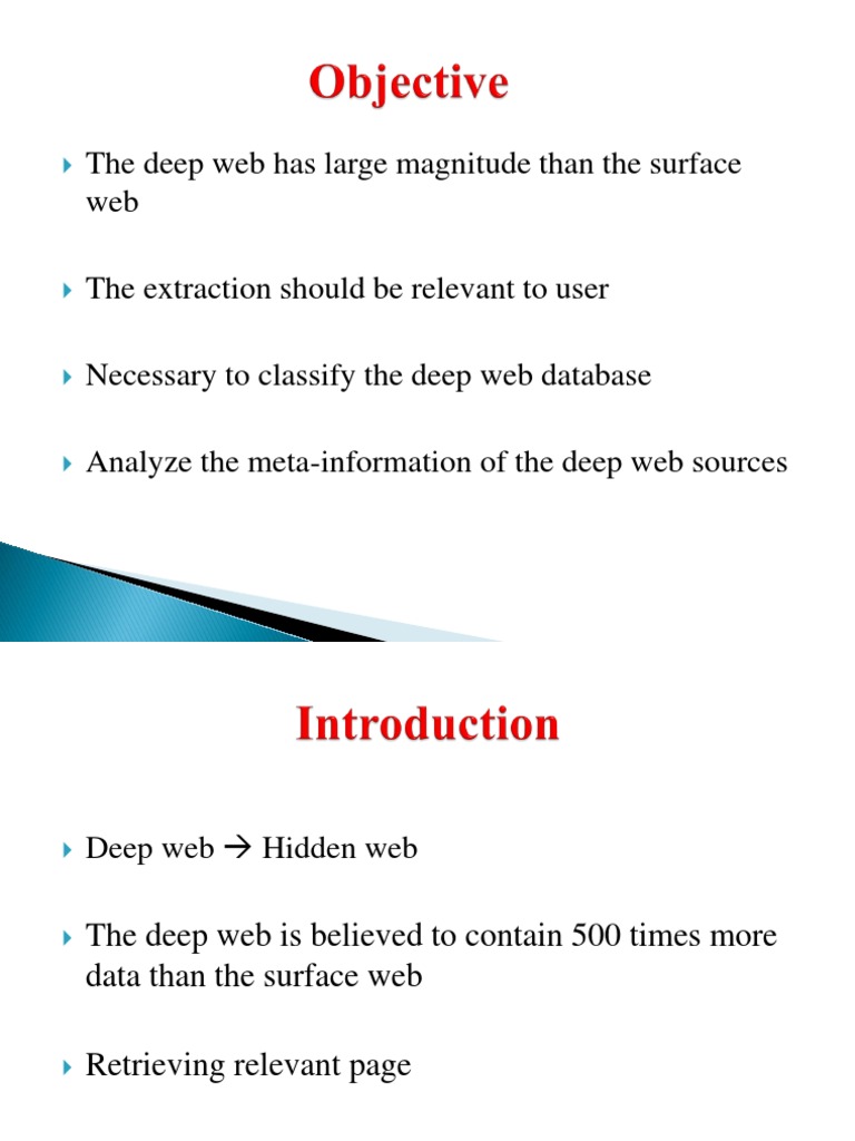 Deep Web Classification Techniques | PDF