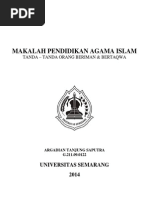 Download Makalah Tanda -tanda orang beriman  bertaqwa by mexesaid SN226104266 doc pdf
