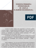 Evidența Primară A Operațiunilor