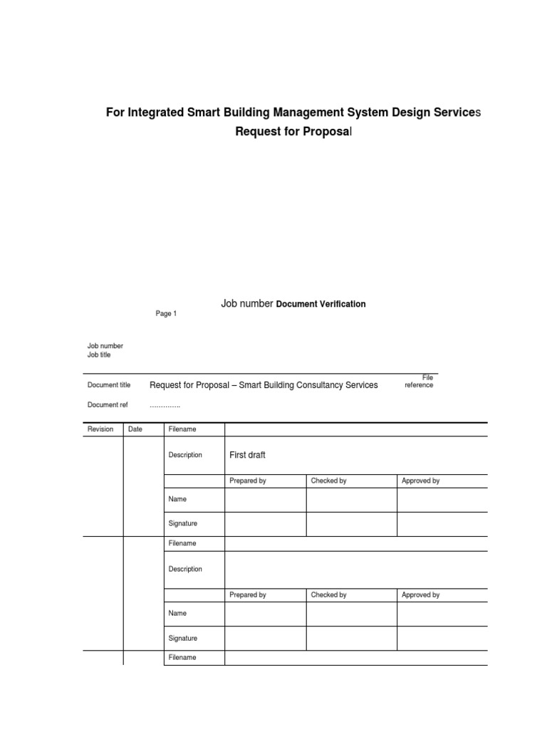 Smart Building Management Systems Design | PDF | Specification ...