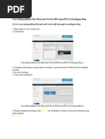 Download Cara Memasukkan File Microsoft Word Dalam Blogger by ranubaskora SN226109037 doc pdf