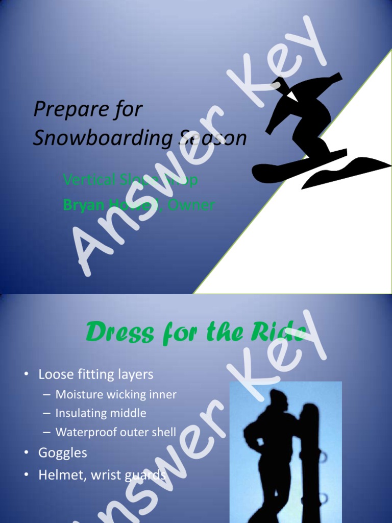 Snowboarding Season Prep Guide | PDF