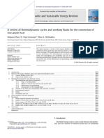 Revue of Thermodynamic