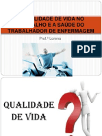 Qualidade de Vida No Trabalho