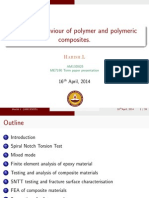 Fracture behaviour of polymeric composites