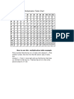 Multiplication Table Chart-1