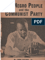 The Negro People and The Communist Party - Ben Davis, JR - PDF