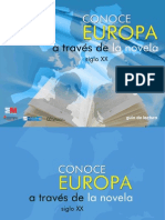 Conoce Europa A Través de La Novela. Siglo XX. Guia de Lectura