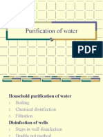 Purification of Water Small Scale