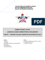 NT 18-2010 Líquidos e Gases Combustíveis e Inflamáveis, Parte 1 - Central de GLP