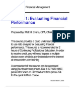 Financial Ratio Analysis