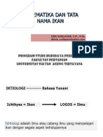 Pertemuan 15 - Sistematika, Tata Nama Dan Distribusi Geografi Ikan