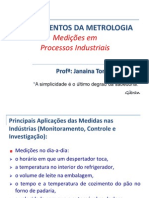 FM - Unidade I - Medicoes em Processos Industriais - 01-2014 - Alunos