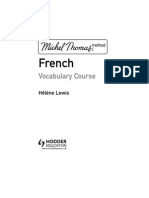 Vocabulary French