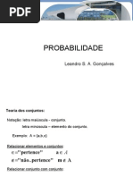 ESTATÍSTICA - Exercícios Resolvidos  Probabilidade 
