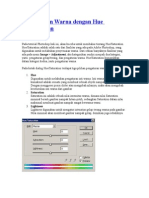 Penyesuaian Warna Dengan Hue Saturation