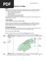 Practical 1 Introduction To ArcMap