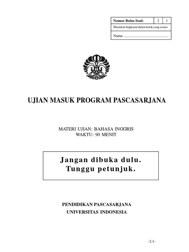 Simak UI Inggris | PDF | Bat | Victimology