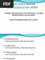 Como Fazer Analise Morfologica No Latim - Arquivo Inicial Novo