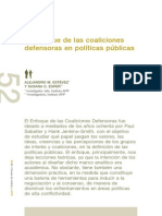 Estevez - El Enfoque de Las Coaliciones Defensoras en Políticas Públicas