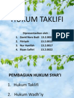 Hukum Taklifi