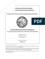 Estevez - Las Reformas Politicas Posibles - CIAP 23.05.2005
