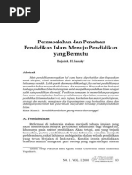 Download Permasalahan dan Penataan Pendidikan Islam Menuju Pendidikan yang Bermutu by eL-Tarbawi Jurnal Pendidikan Islam SN226185517 doc pdf